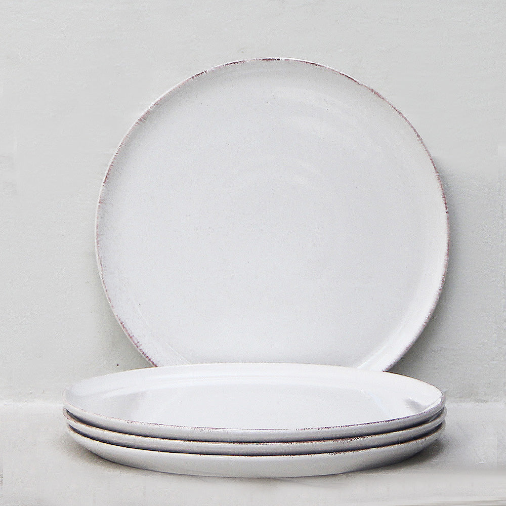 Pack 4 Platos Playos Positano Cream