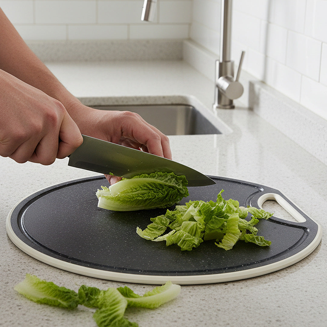 Tabla Redonda Black Luxe Grande