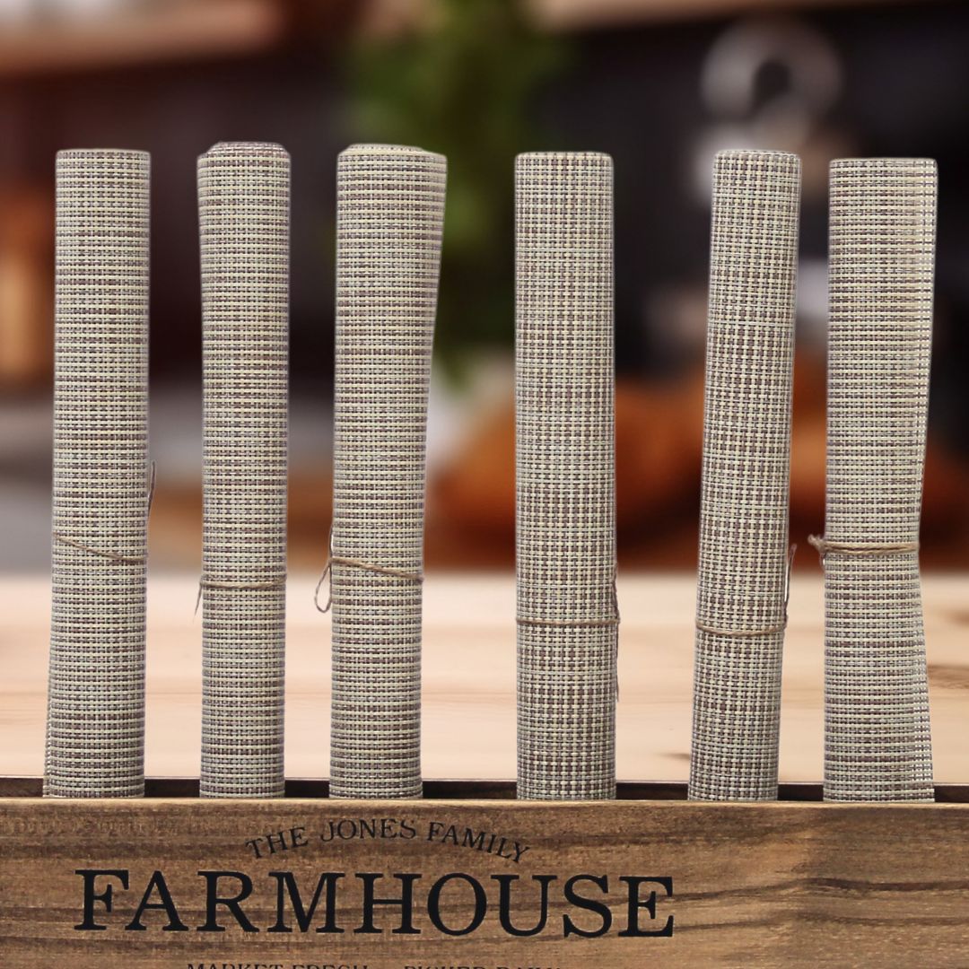 Pack x 6 Individuales Rafia Lino