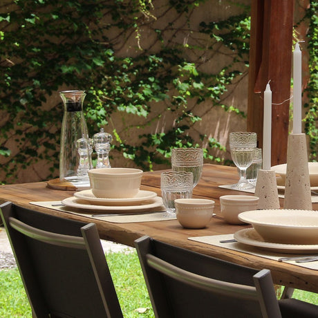 Juego 18 Piezas Queen Crema