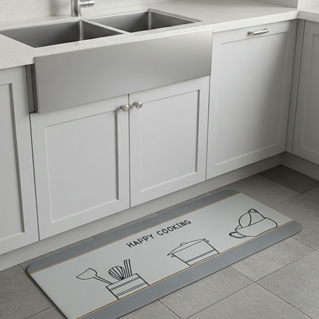 Set Alfombras de Cocina Happy Cooking
