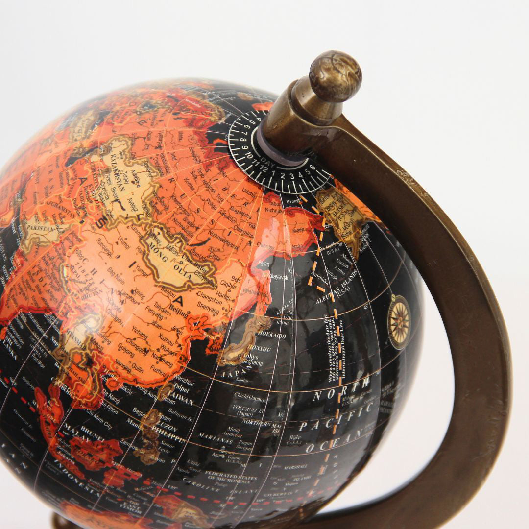 Globo Terraqueo Bronce 25 cm