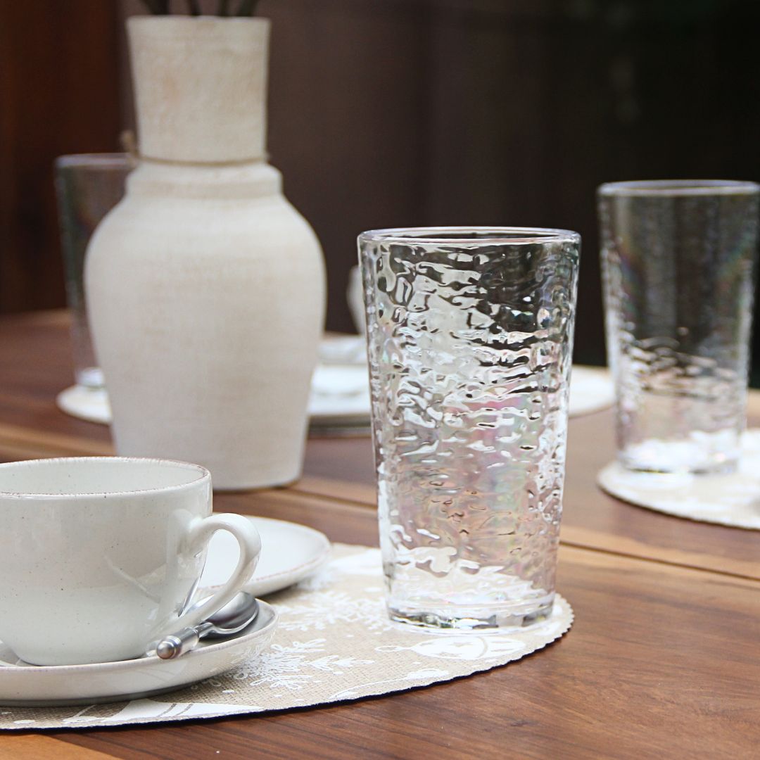 Vaso Acrilico Martele Alto