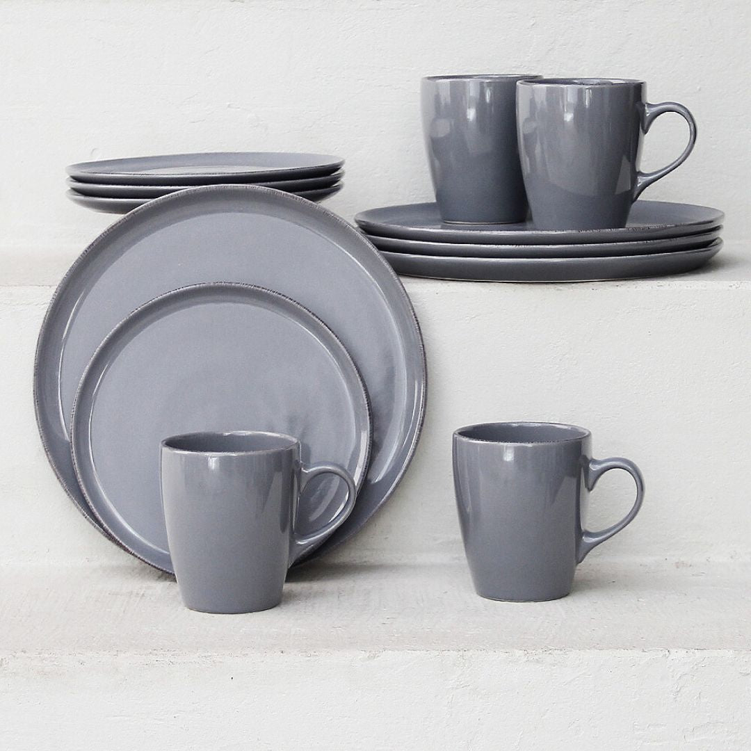 Juego 12 Piezas Positano Grey Jarros