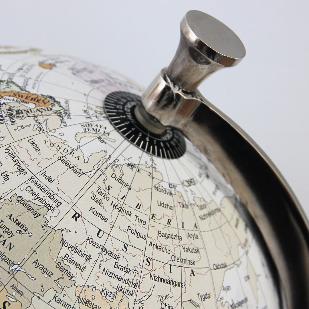 Globo Terraqueo White 46 cm