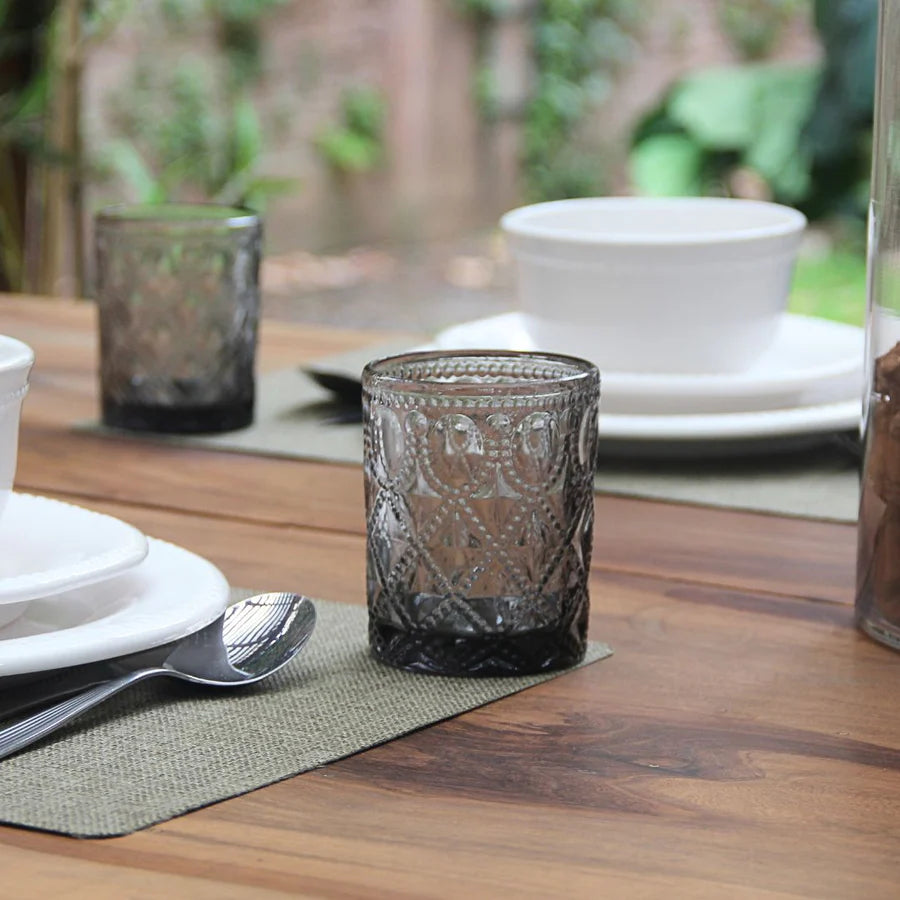 Juego 16 Piezas Lisboa/Vaso Diamond Grey