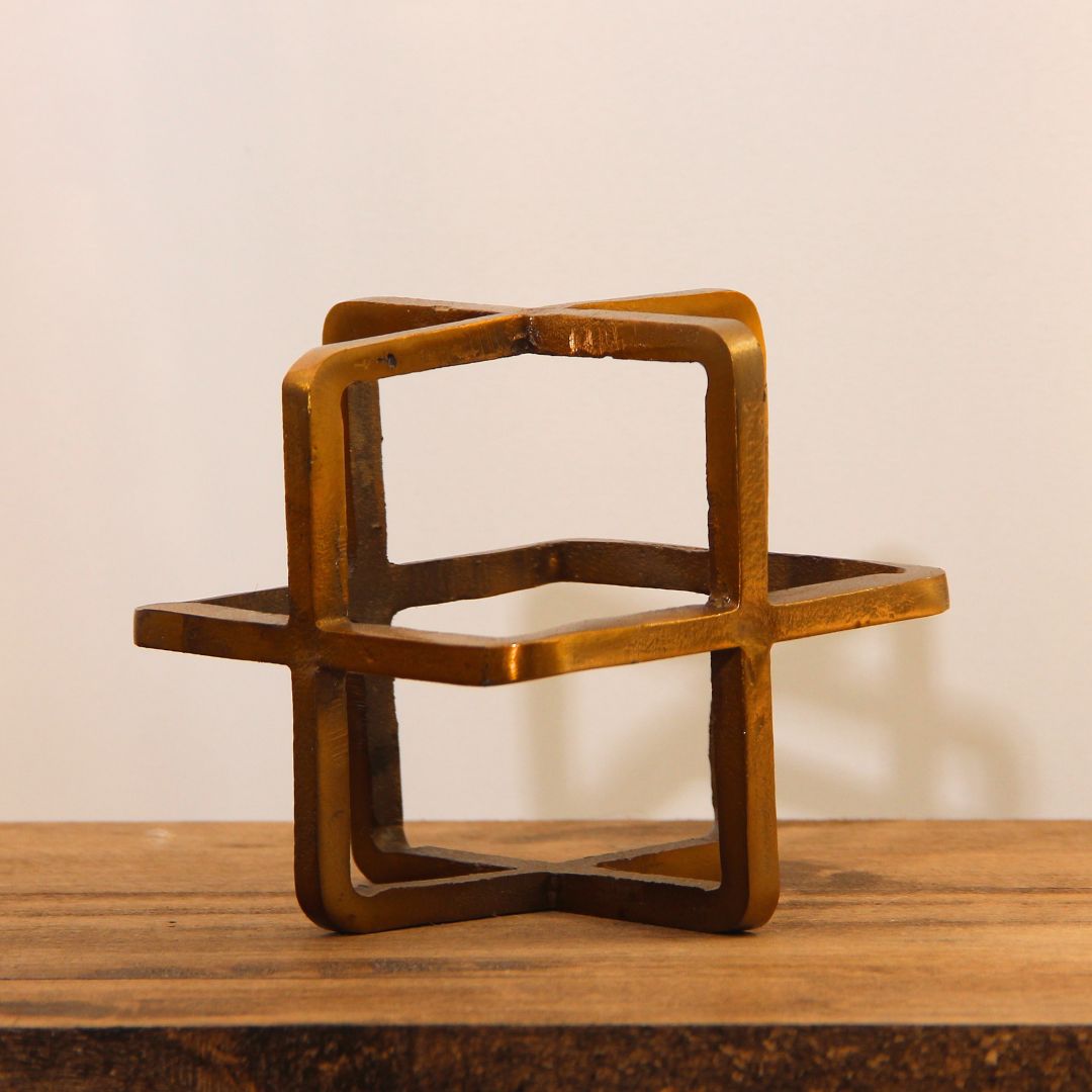 Objeto Deco Square Gold