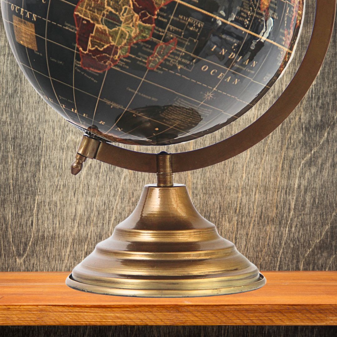 Globo Terraqueo Base Antique 32 cm