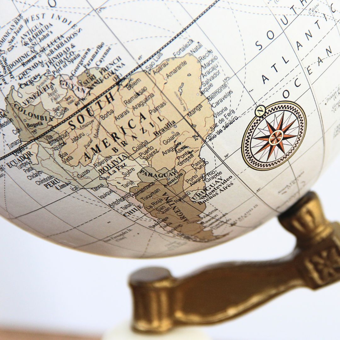 Globo Terraqueo Wood 31 cm