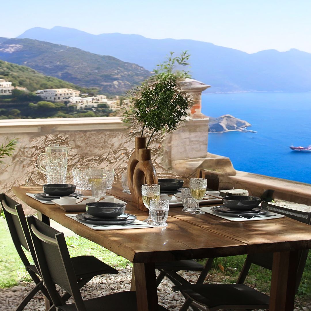 Plato Postre Positano Grey