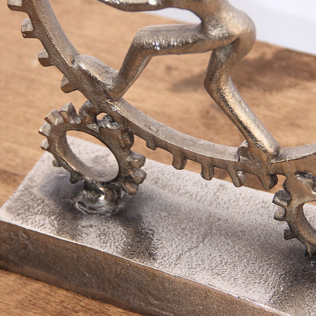 Escultura Rueda 25,5x20 cm