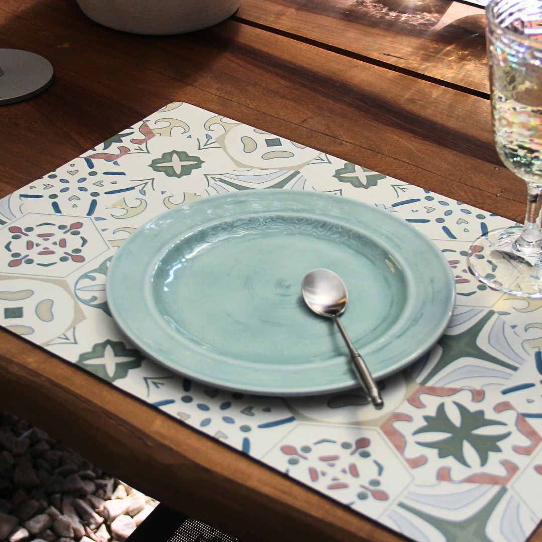 Juego 18 Piezas Melamina Verde Aqua