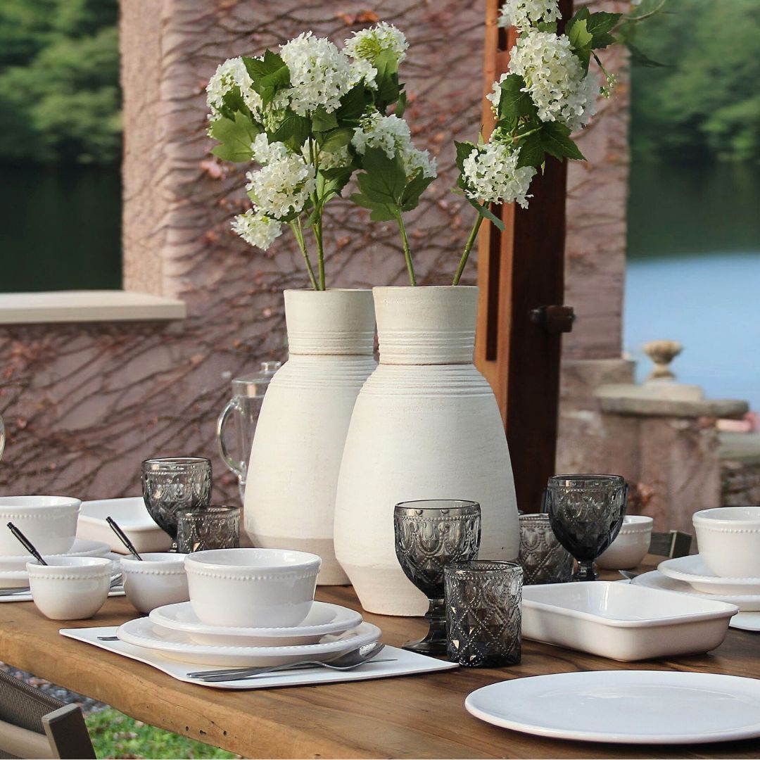 Juego 20 Piezas Queen/Copas y Vasos Diamond Grey