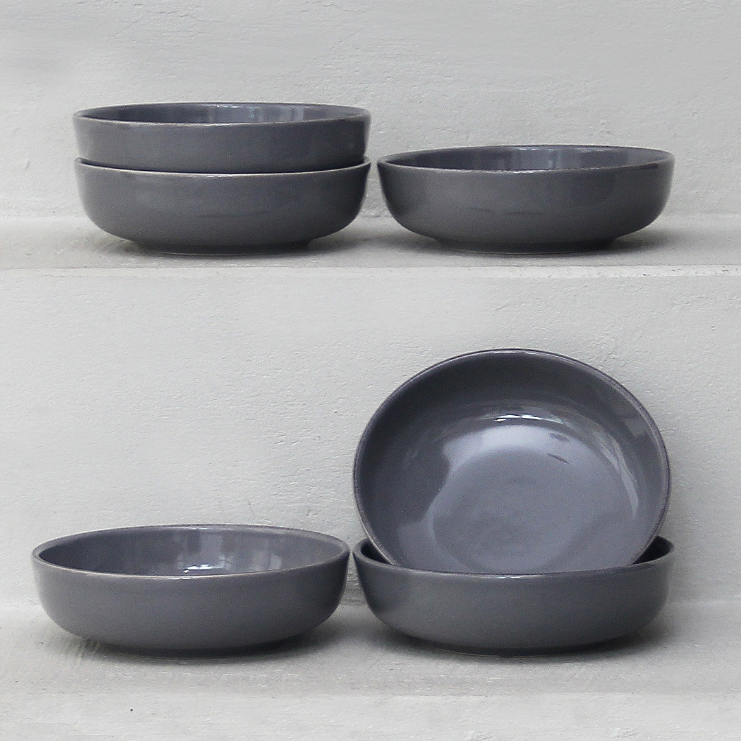 Pack 6 Bowls Positano Grey