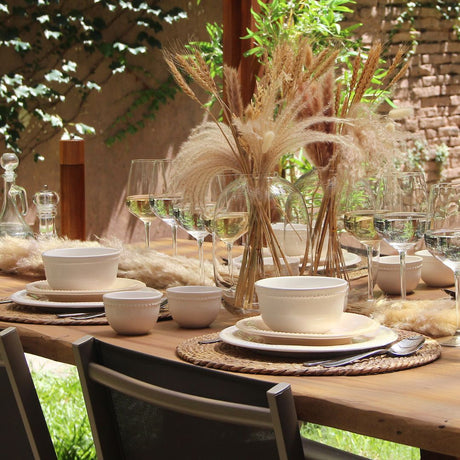 Juego 16 Piezas Queen Blanco con Jarro