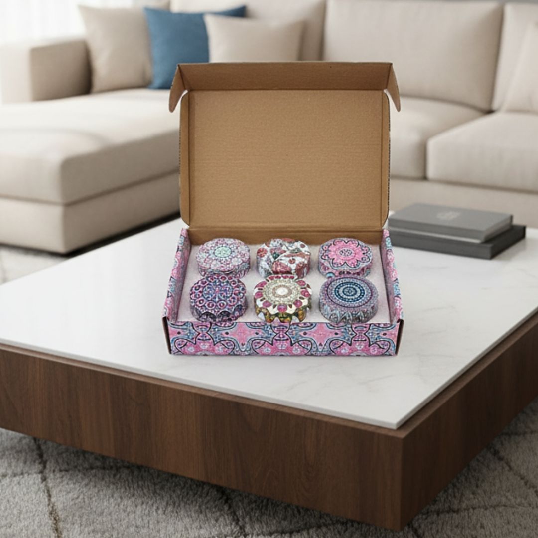 Set x 6 Velas Mandala Dreams