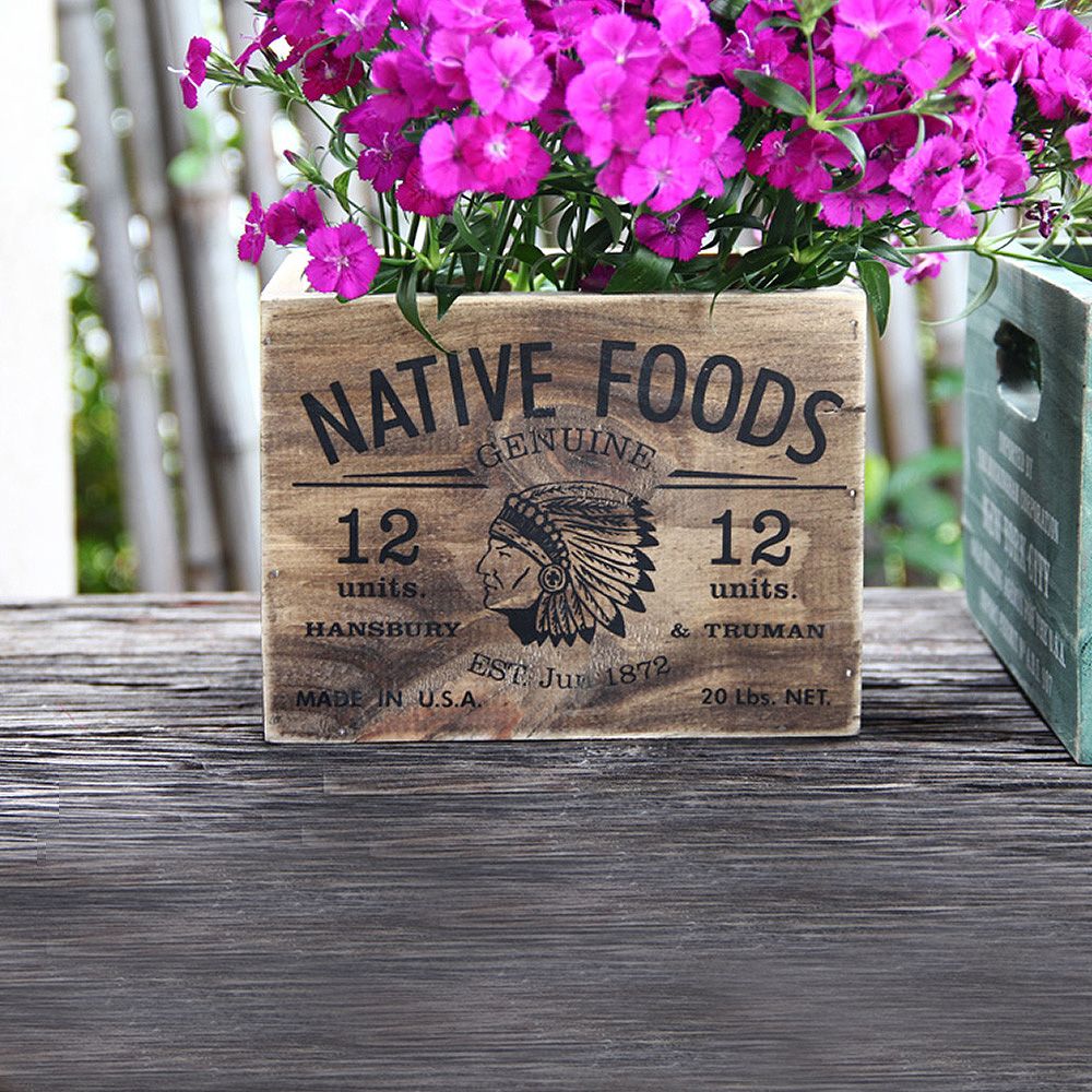 Cajón Vintage Mini Marrón