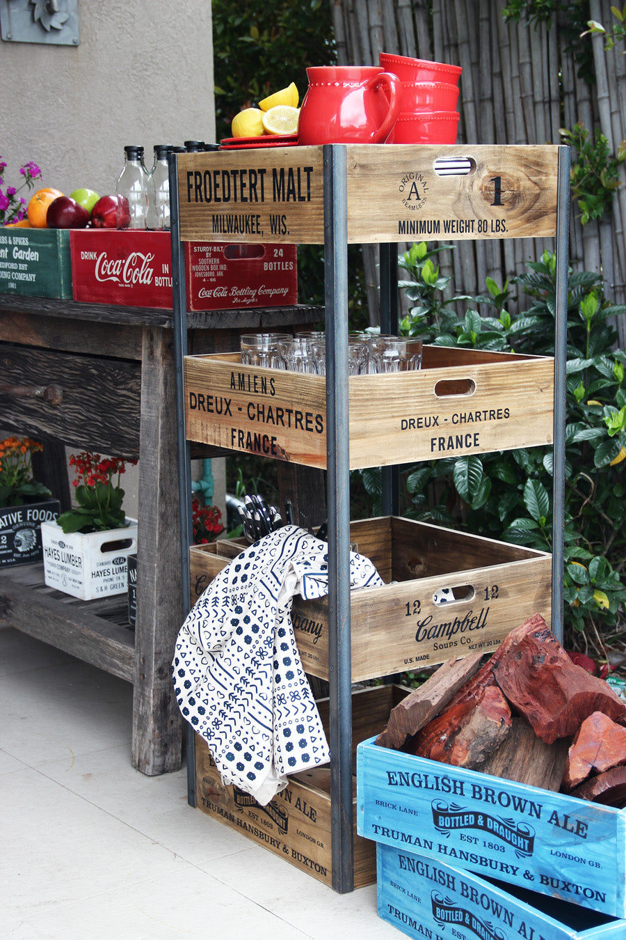 Cajonera 4 Cajones Marrón