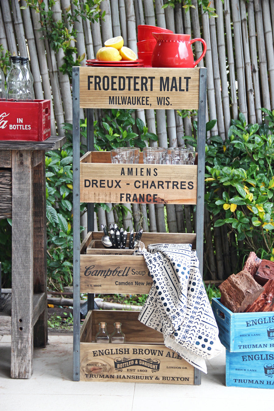 Cajonera 4 Cajones Marrón