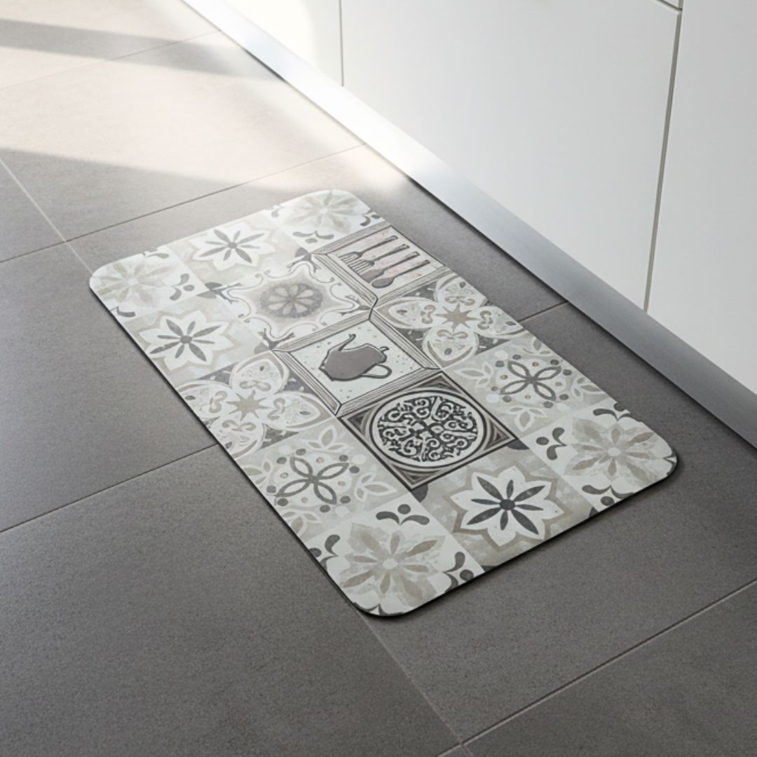 Set Alfombras Antideslizantes Terracota Tiles