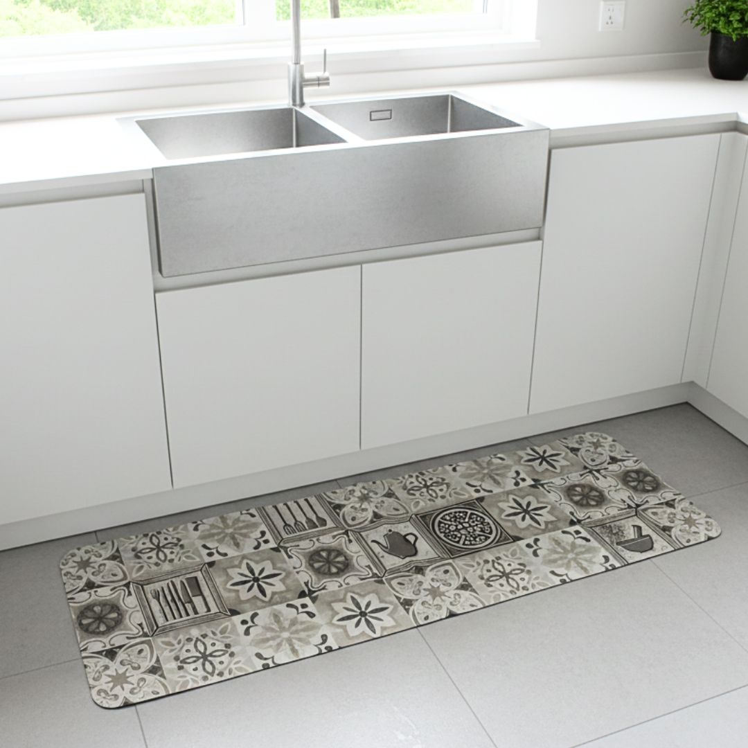 Set Alfombras Antideslizantes Terracota Tiles