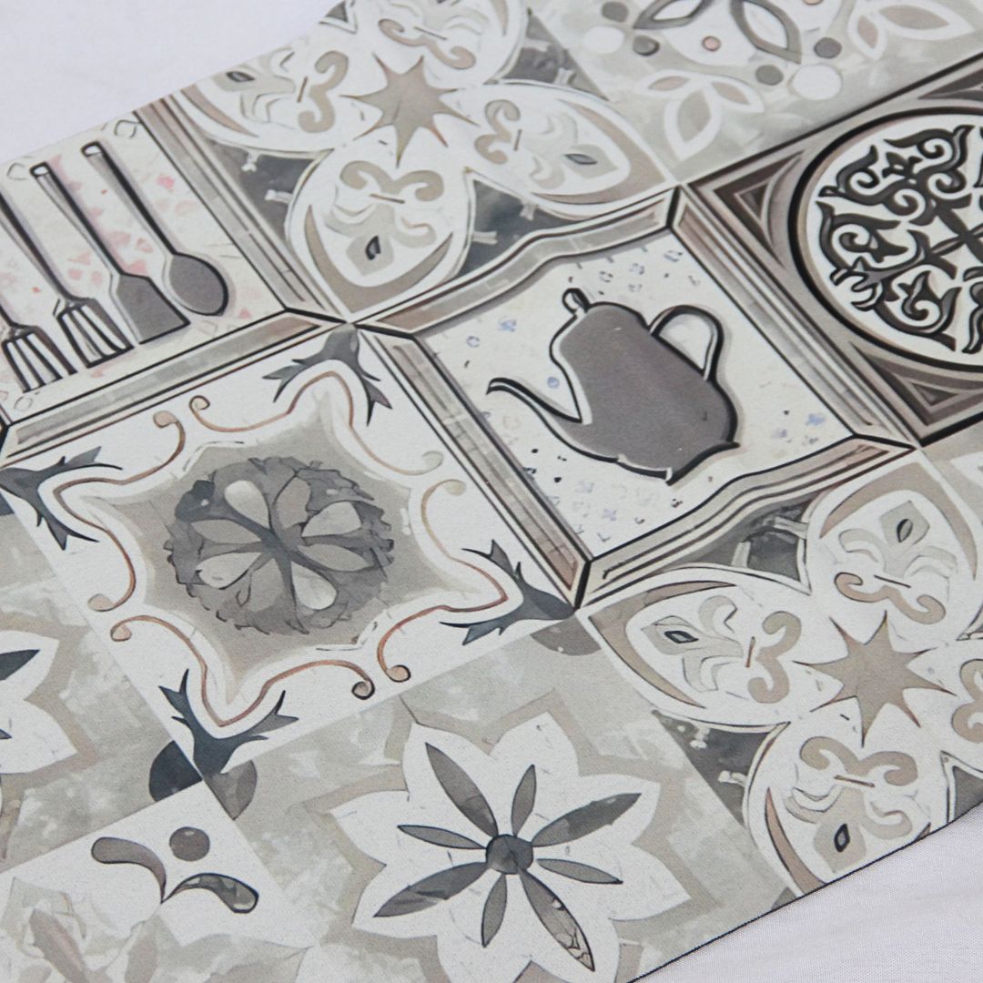 Set Alfombras Antideslizantes Terracota Tiles