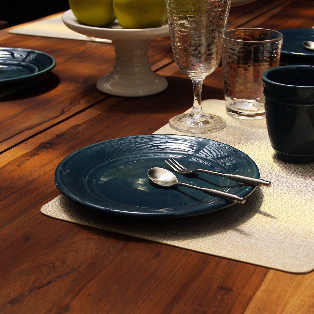 Plato Postre Lisboa Azul