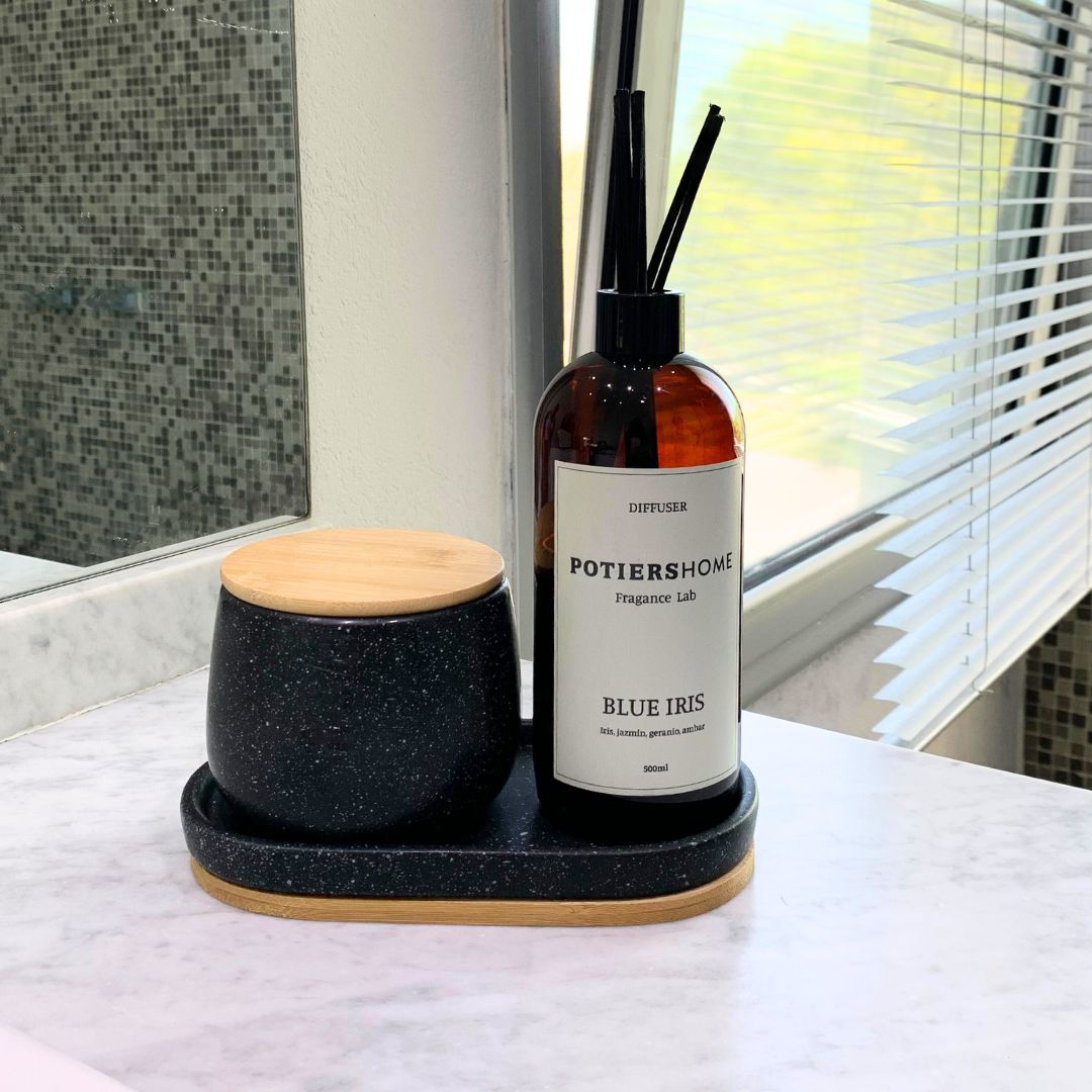 Porta Algodón Cosenza Negro