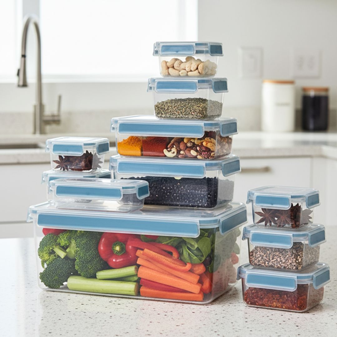 Set Food Container Simple Life x 10 piezas
