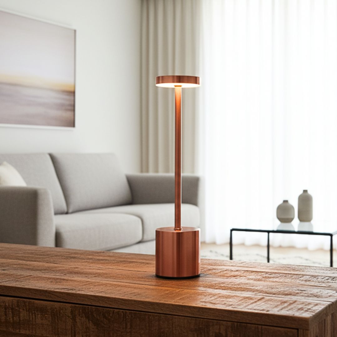 Lámpara Led Quebec Rose Gold