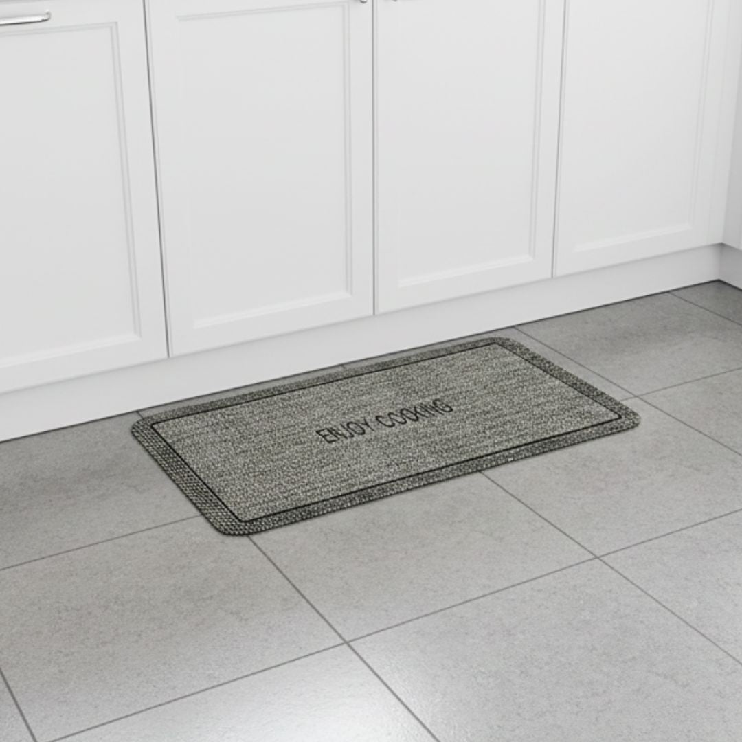 Set Alfombras Antideslizantes Linen Grey