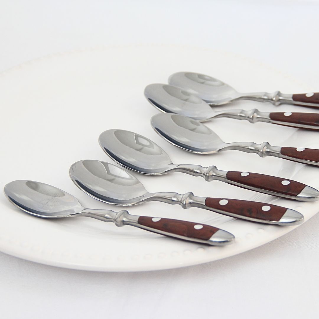 Pack x 6 Cuchara de Te Bistro Madera