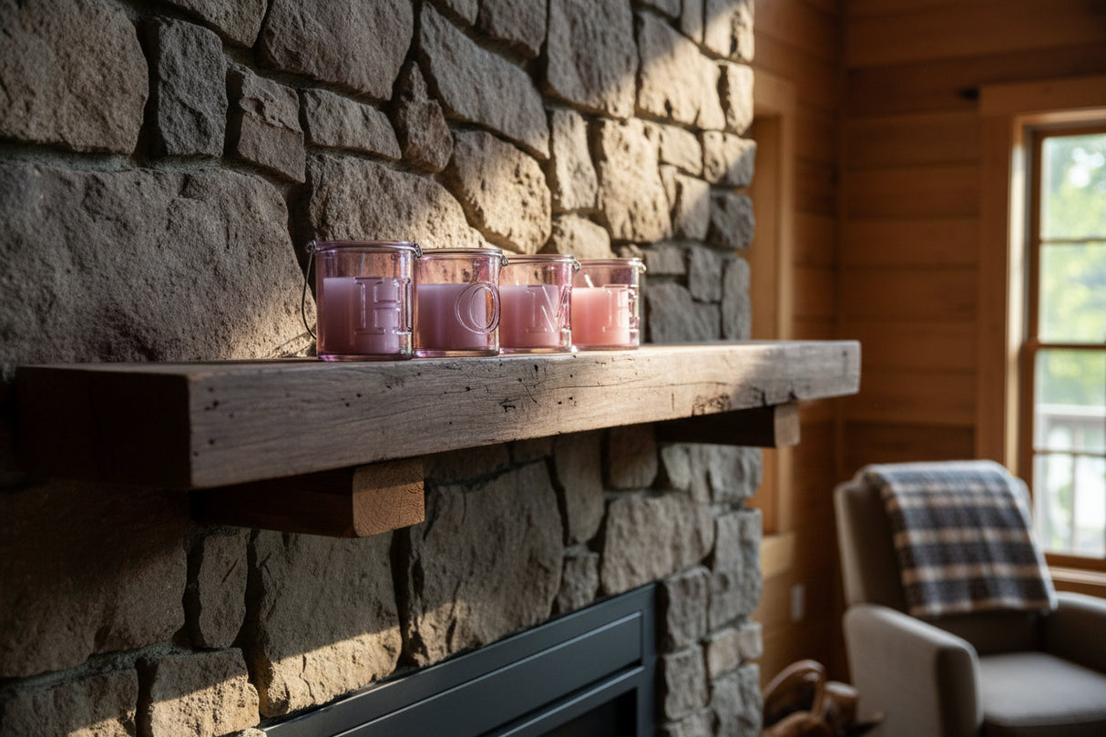 Porta Velas x 4 HOME Violeta