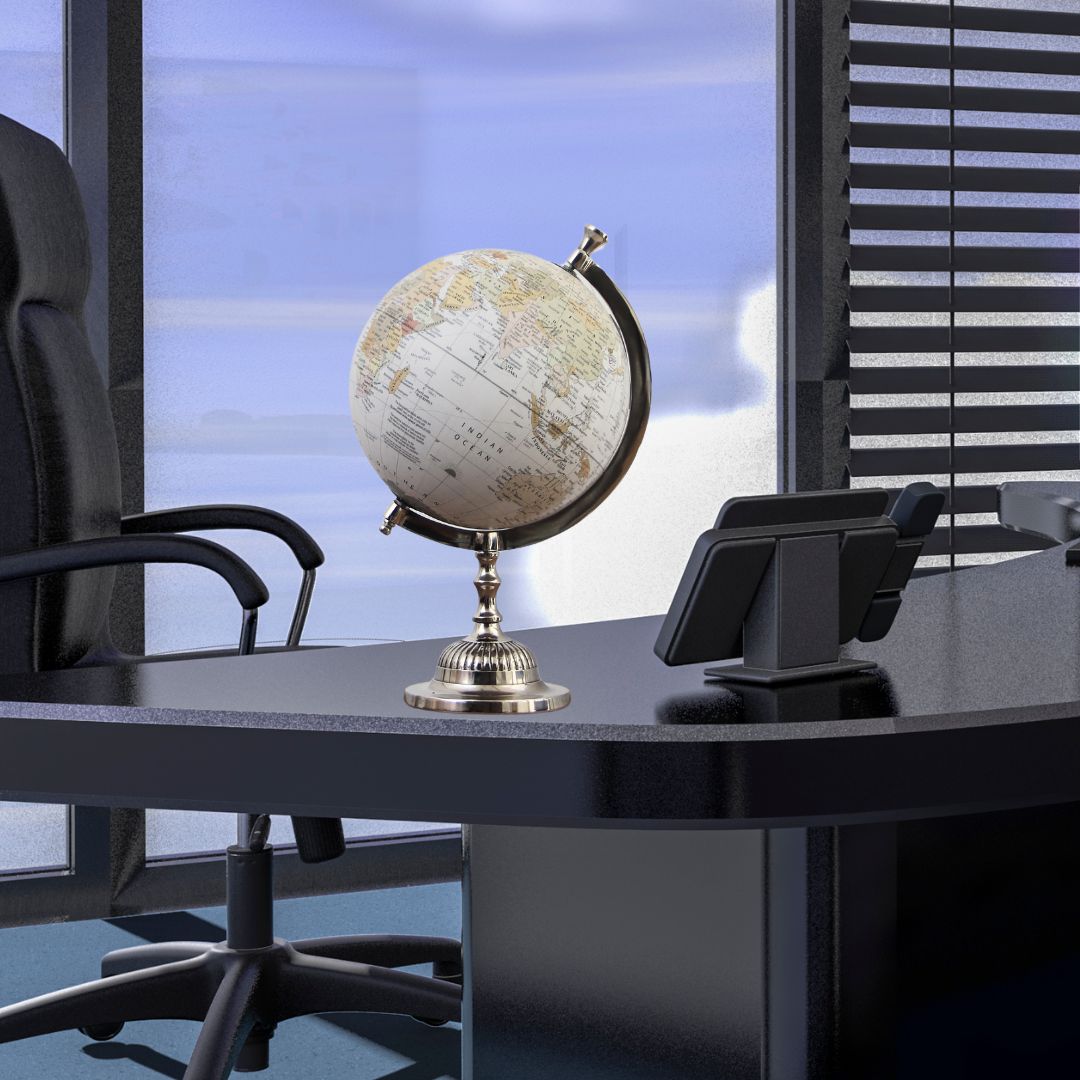 Globo Terraqueo White 46 cm