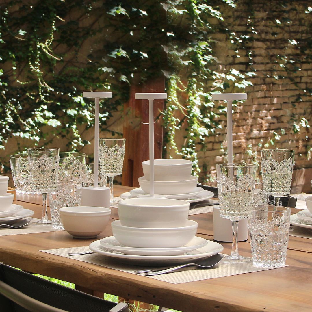 Juego 12 Piezas Lisboa Blanco