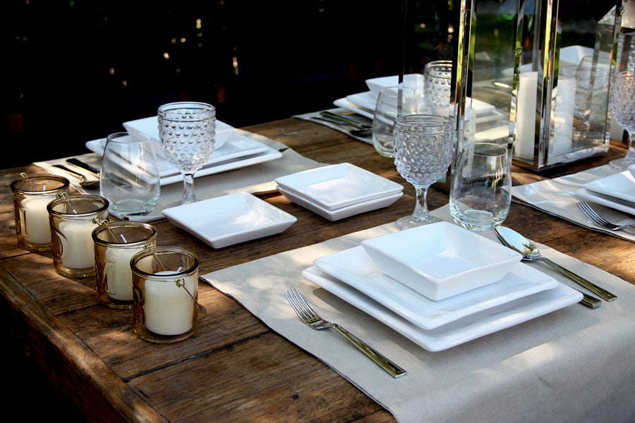 Plato Cuadrado Block