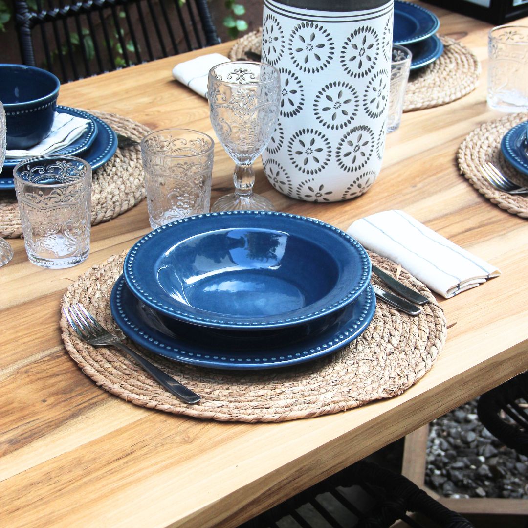 Plato Hondo Queen Blue