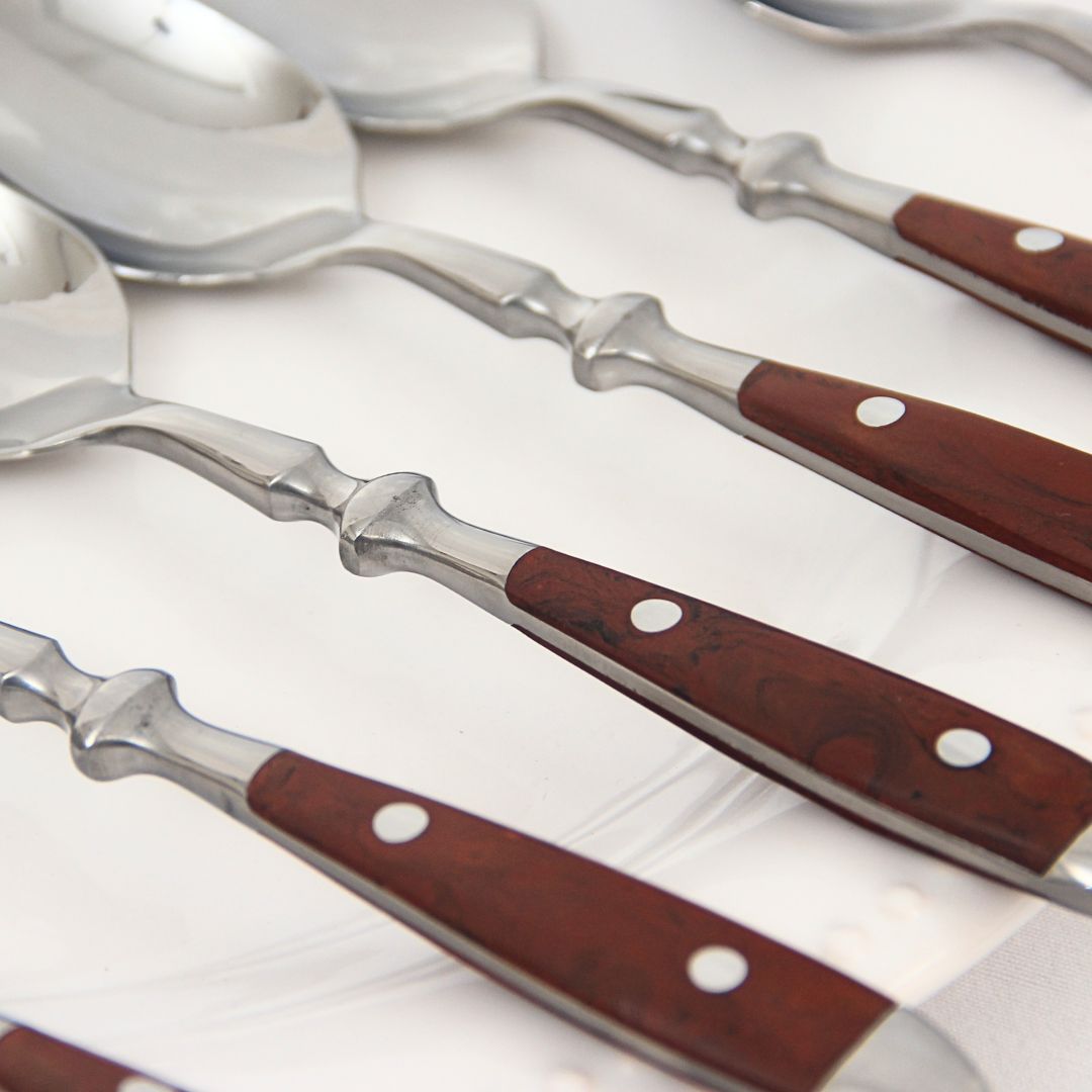 Pack x 6 Cuchara de Mesa Bistro Madera