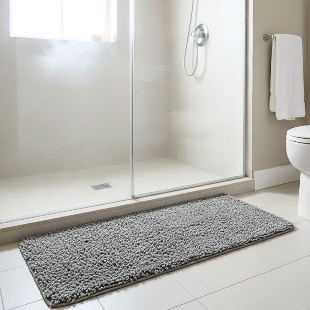 Alfombra de Baño Cloud Gris 50x80 cm