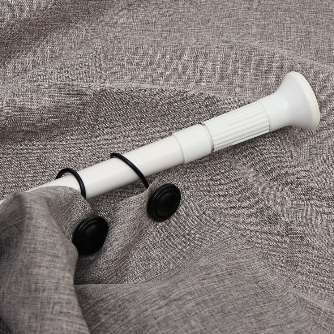 Barral de Cortina Extensible Blanco