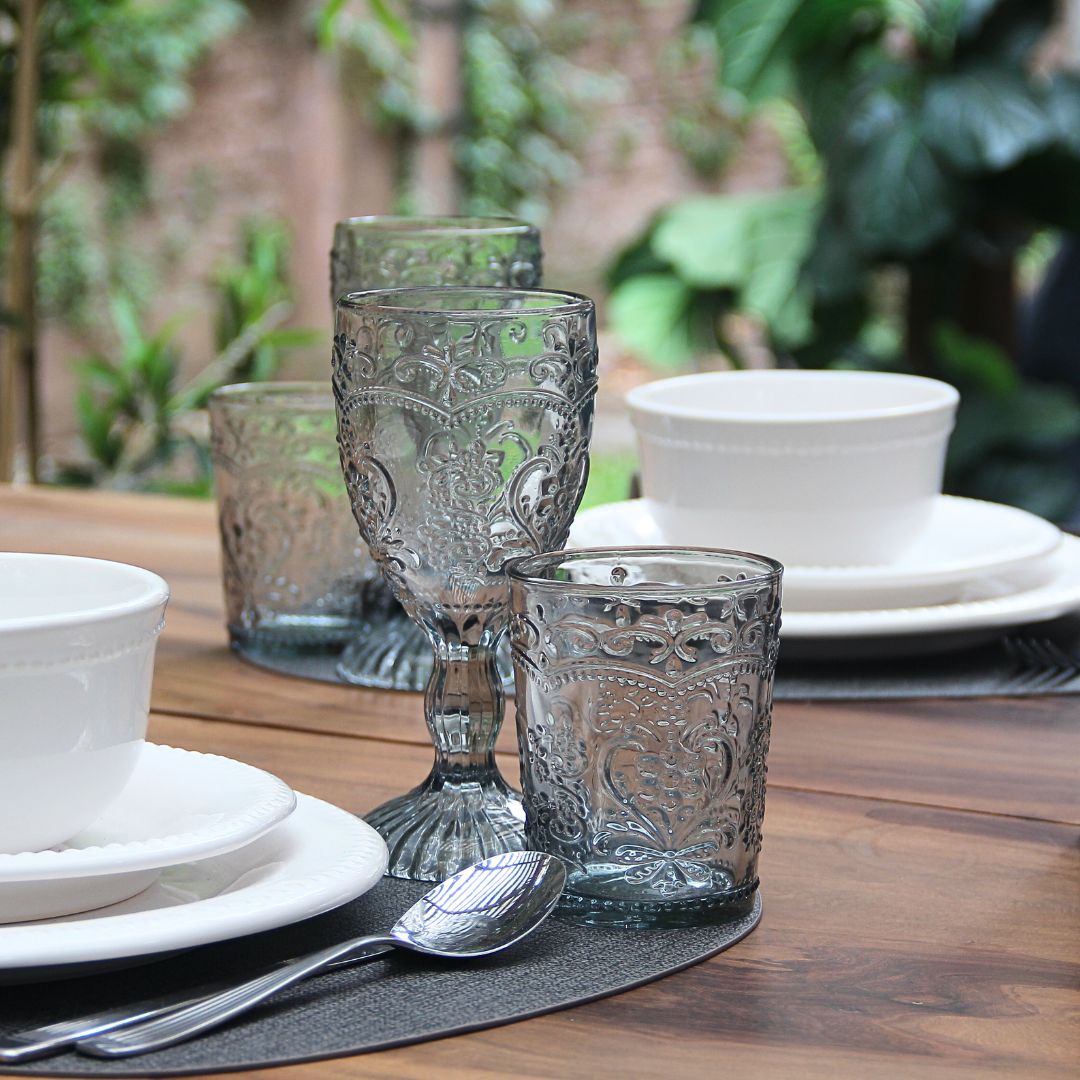 Juego 20 Piezas Queen Copas y Vasos Blue