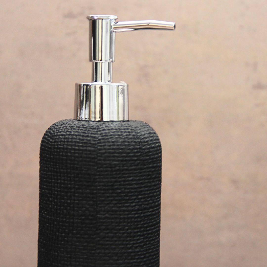 Set de Baño Root Negro x 4 Piezas