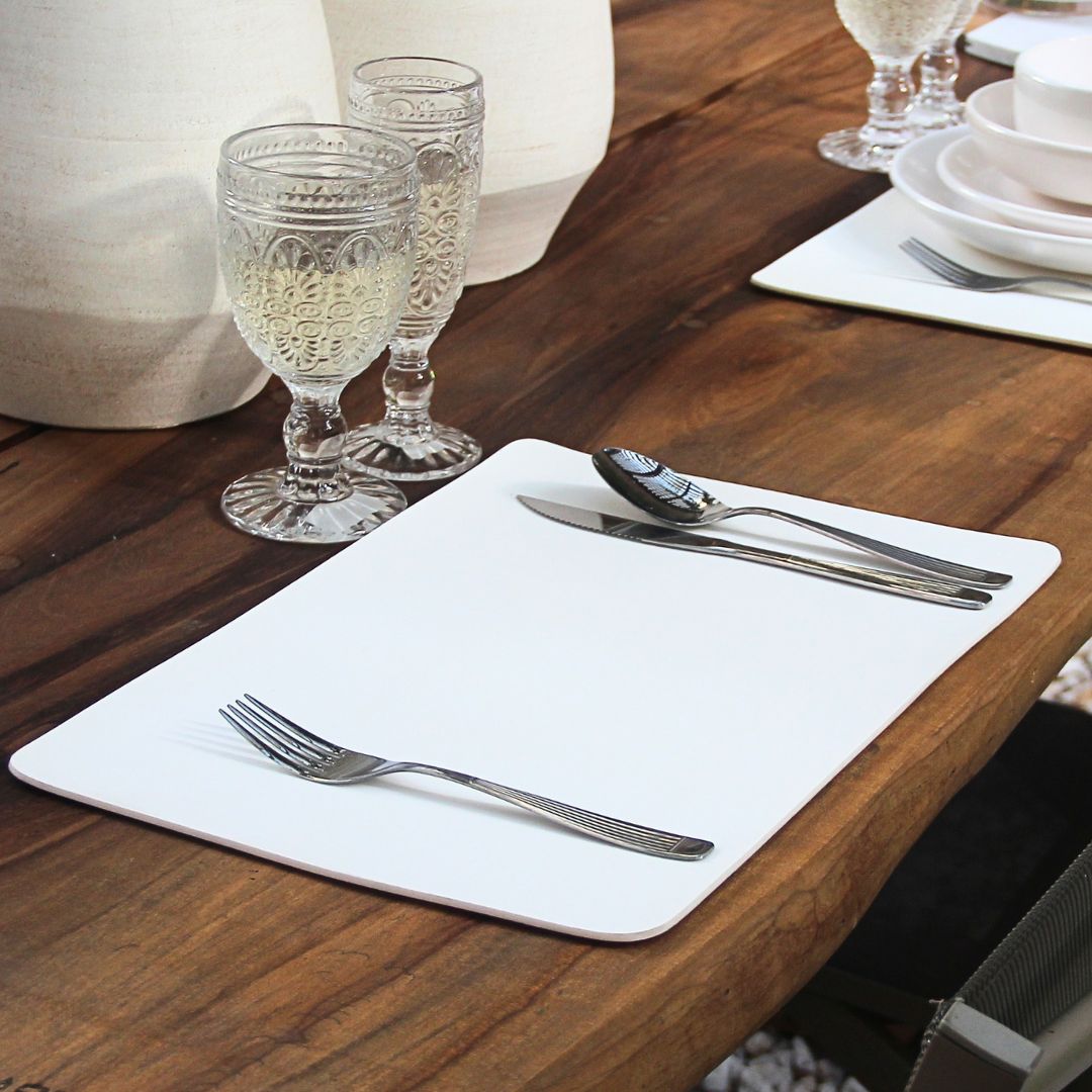 Pack x 6 Individuales PVC White