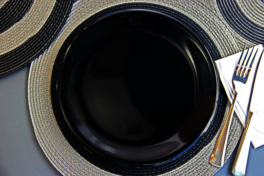 Plato Playo Clásico Negro