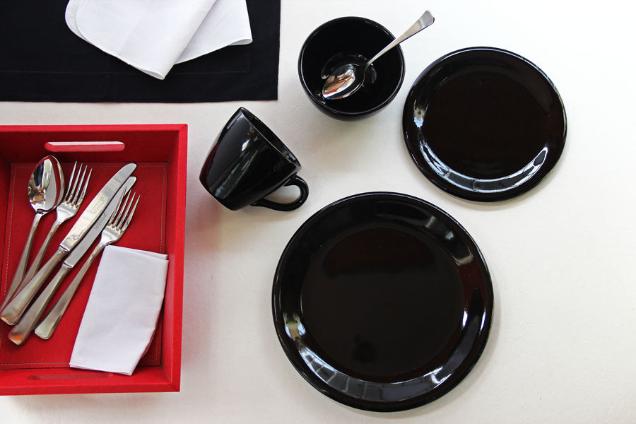 Plato Playo Clásico Negro