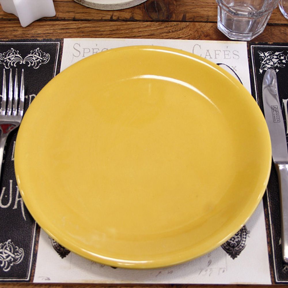 Plato Playo Clásico Amarillo