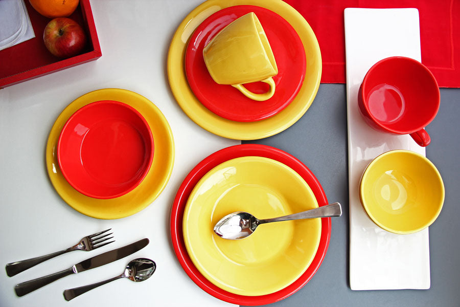 Plato Playo Clásico Amarillo