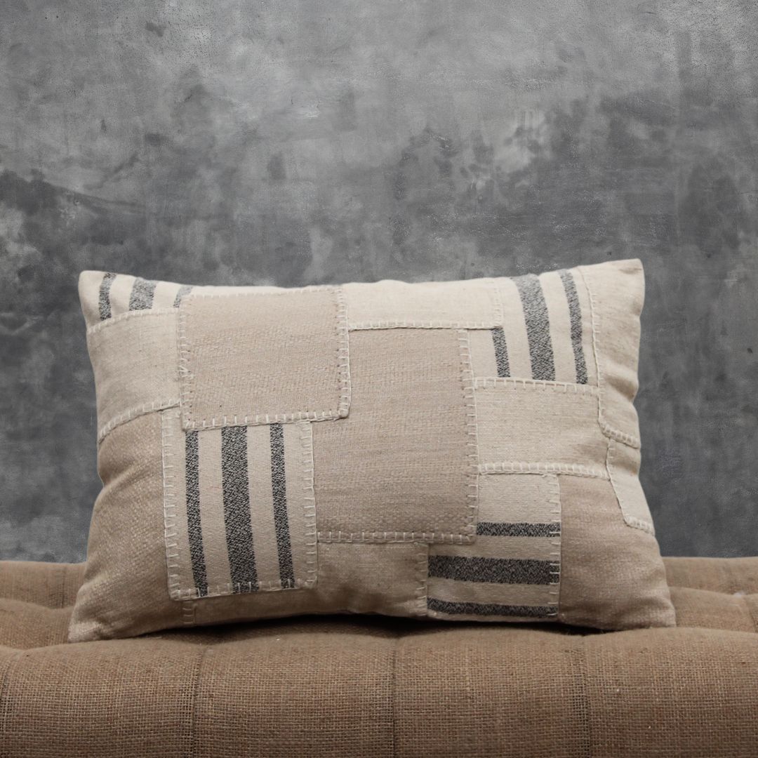 Almohadon Patchwork Elegante 35x50 Cm