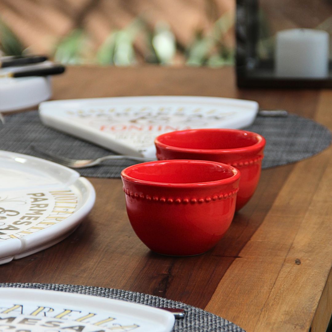 Bowl Mini Queen Rojo