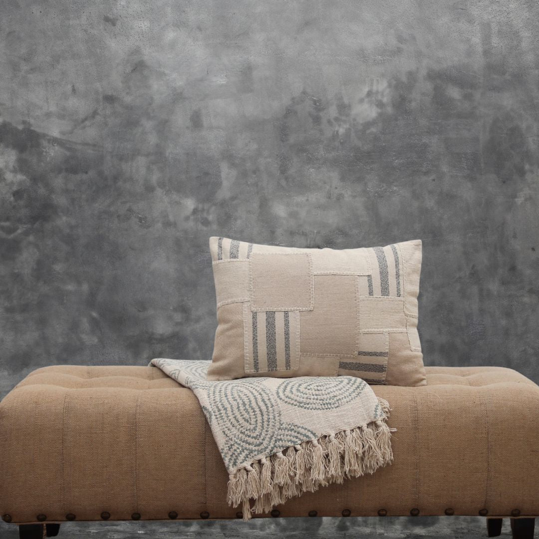 Almohadon Patchwork Elegante 35x50 Cm